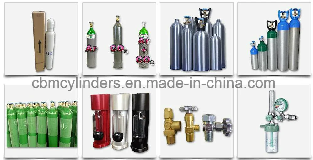 Oxygen Helium Argon Nitrogen Hydrogen Air Gas Packaging Cylinder Bottles