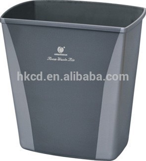 Square Small Plastic Waste Bin Containers with Low Price CD-7005C