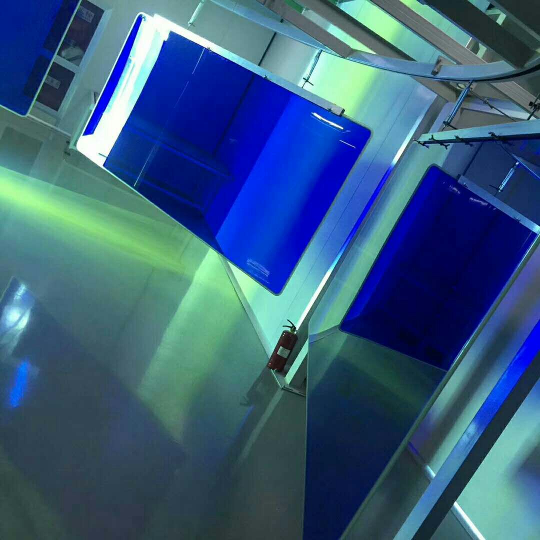 蓝色PC耐力板 Blue PC endurance board