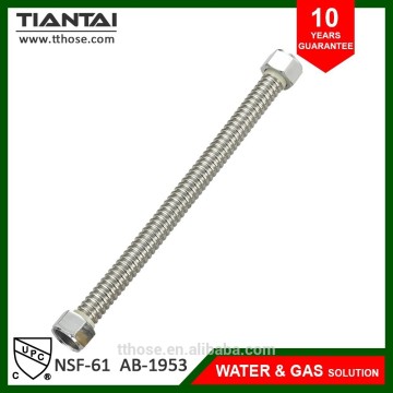 Copper corrugated hose for heater