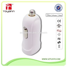 CE,FCC,ROHS 1-Amp USB Car Charger for Apple iPhone/iPod/Smartphone