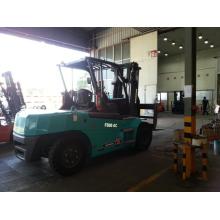 8 Ton Electric Forklift With Long Forks