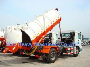 10M3 4X2 Sewage Suction Truck ZF8098 , 371HP Sewage Vacuum