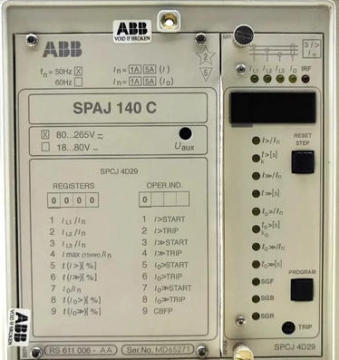 ABB SPAJ140C-CA Combined Overcurrent And Earth-Fault Relay