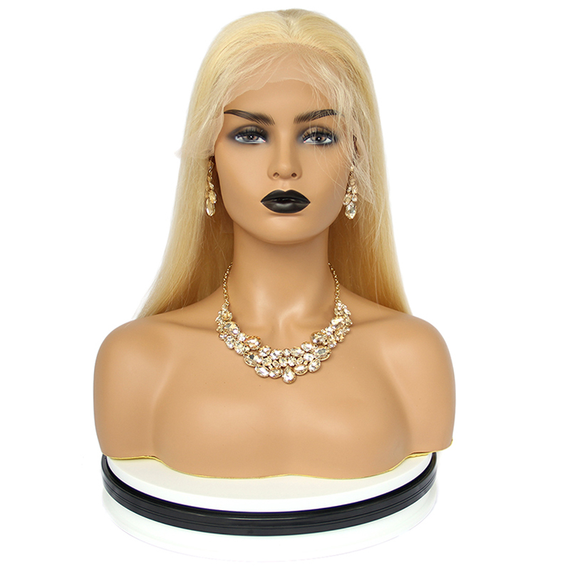 Xuchang supply wholesale prices make your own lace front raw virgin human hair wigs blonde