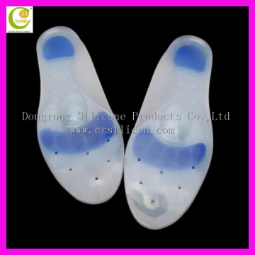 Sport Gel Silicone Insole Silicone Orthotic Insole Shock Absorbing Silicone Gel Insole