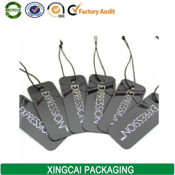 black laminated hang tag for kid cloth