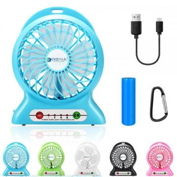 Rechargeable Battery Mini Hand Held Portable USB Fan