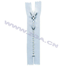 5# Crystal diamond Zipper ,Rhinestone zipper with rainbow diamond