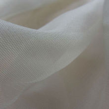 Sheer Silk Fabric 100% Silk Voile,Plain Xili Yarn Fabric White Color