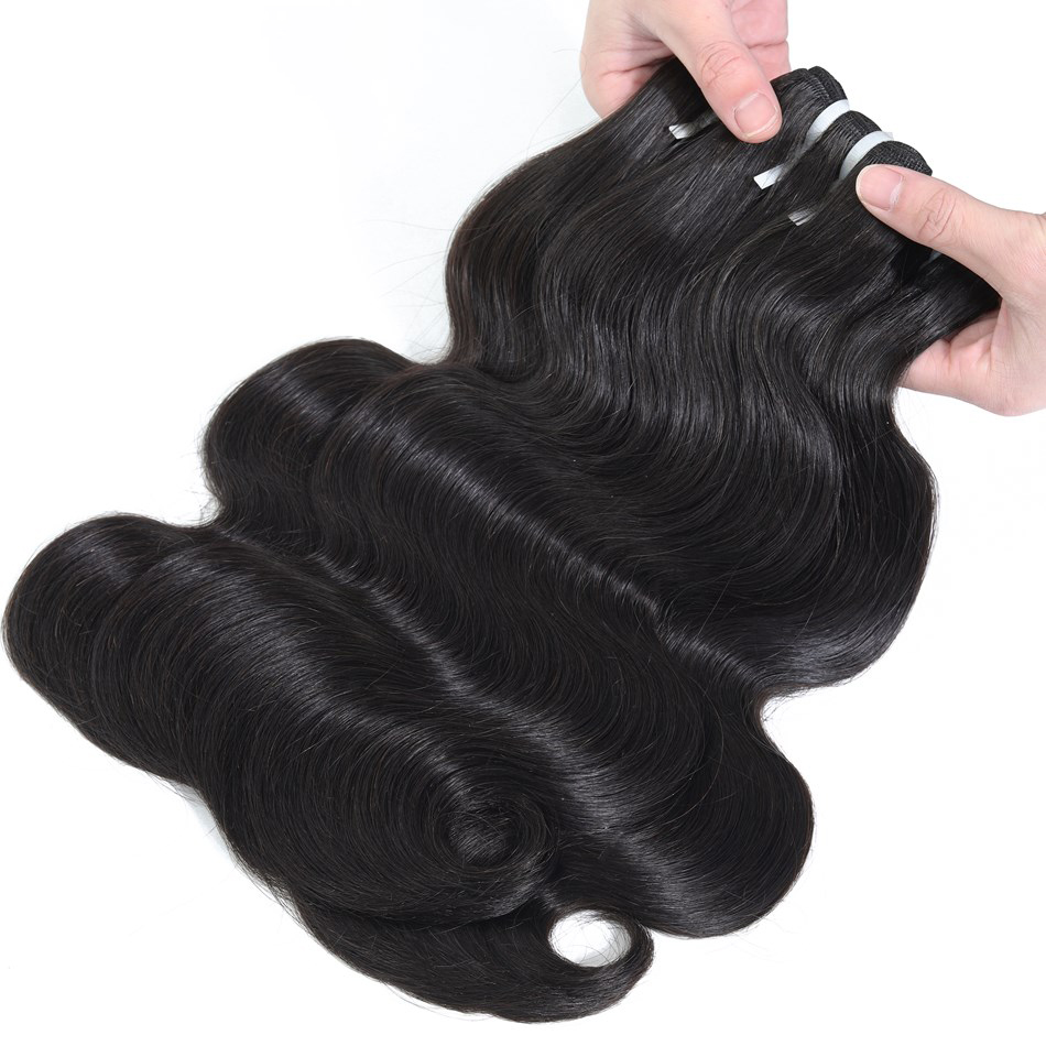 Indian Bouncy Remy Raw Virgin Hair Double Drawn With Closure, Best Quality Human Hair Vietnam Bone Straight Super Double Drawn