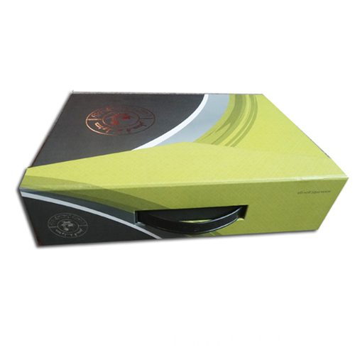 Magnetic Closure Suitcase Box with Plastic Handle