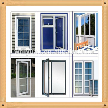 pvc window/pvc awning window/pvc casement window/doule glass pvc window