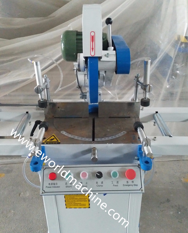 PVC profile window making one head cutting machine