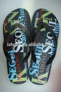 hot selling new women logo beach summer rubber flipflops