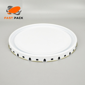 Pail lug cover white paint can components