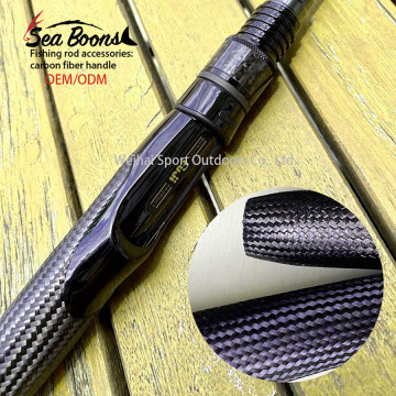 Custom DIY Fishing Rod: Carbon Fiber Handle Grip for Rod Building
