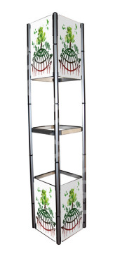 Square twist tower dispaly