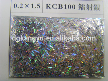 strip Glitter Powder Metallized PET glitter powder Various Color Available