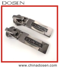 china factory zipper pull logo by laser, ykk zipper slider for jack,