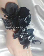 Silk Orchids Flowers Pearl Wrist Corsage
