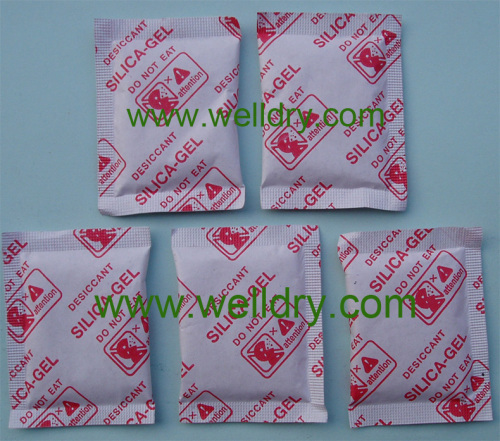 5 G Silica Gel in Coated Paper Bag With Red Printing