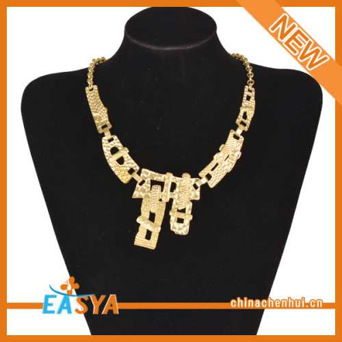 Fashion Imitation Gold Necklace Key Shape Fashion Jewelry Gold Plated Necklace