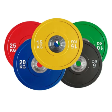 High Quality Weight Lifting Training Plates 0.5-2.5 KG Rubber Coated Steel Weight Plates