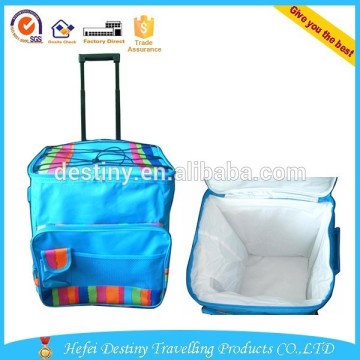 Promotional 24 beer can picnic trolley cooler bag