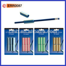 6 STRIPE PENCIL ERASER