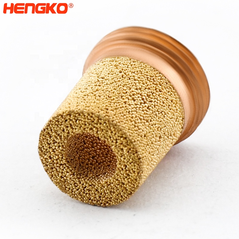 Tube Filter Factory Outlet Custom Porous Sintered Stainless Steel Exhaust Silencer Pneumatic Parts Exhaust Muffler Threaded N/A