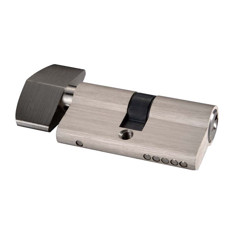 Brass lock cylinder for wooden door