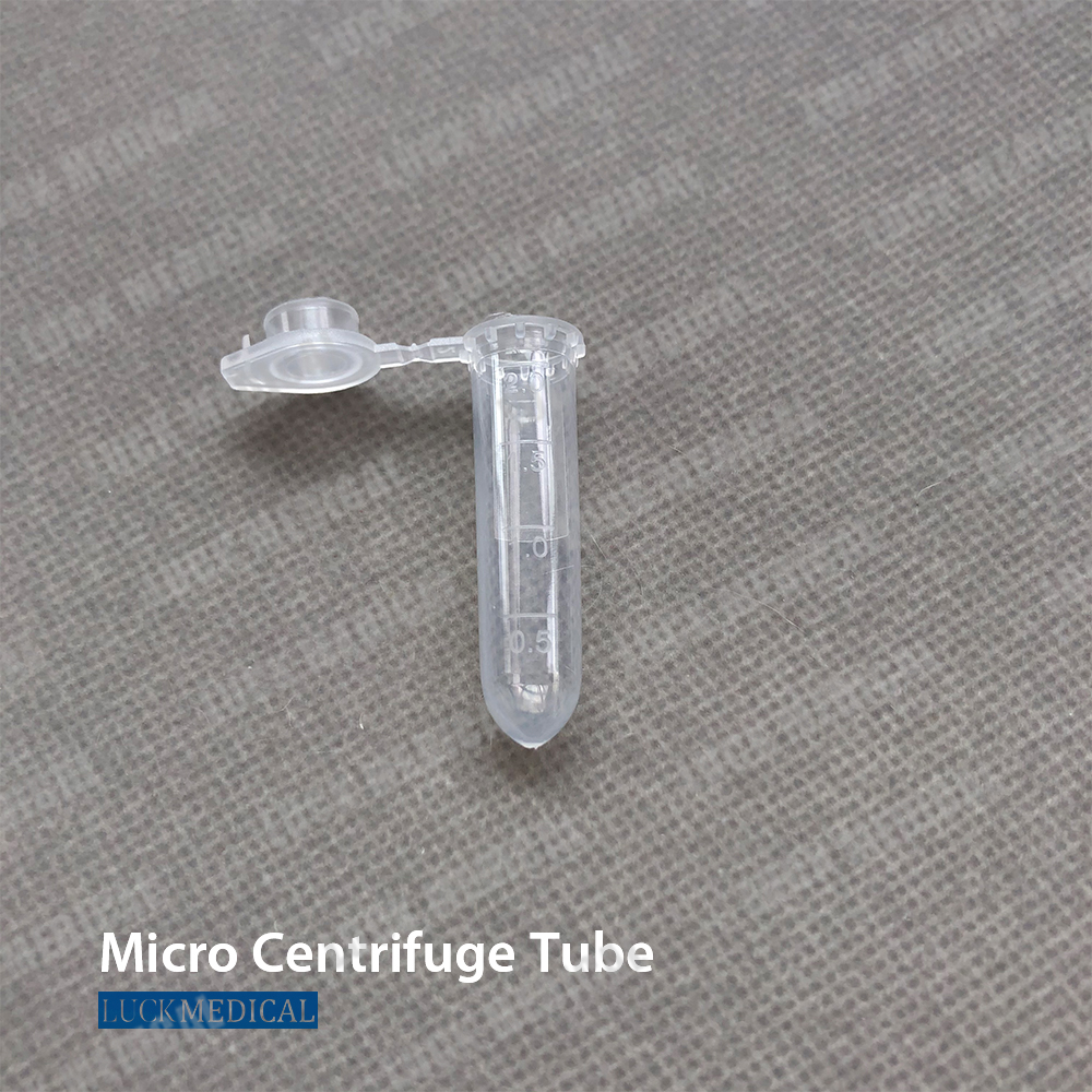 Tube de microcentrifuge MCT 1,5 ml / 2 ml / 5 ml / 0,5 ml