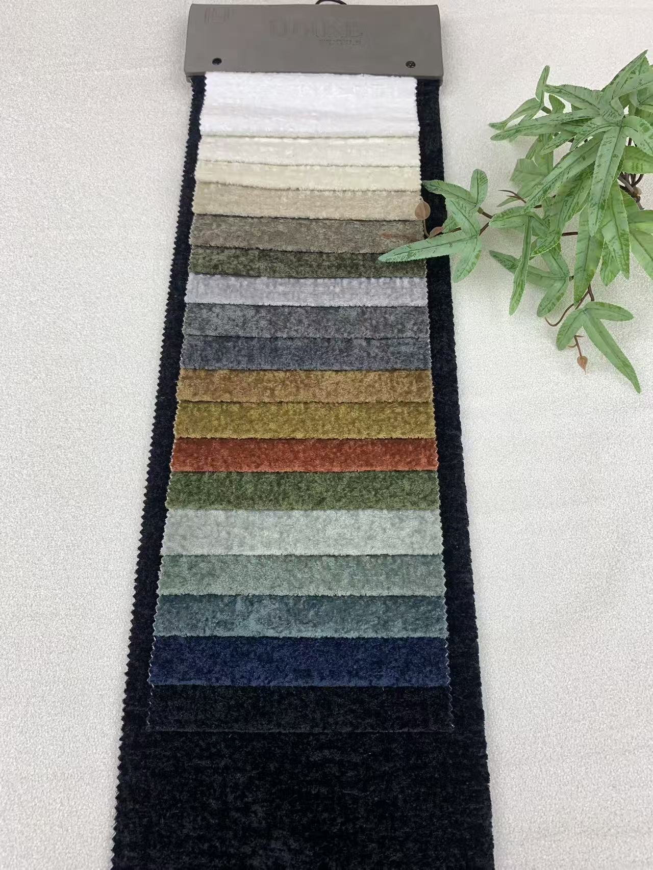 Кадифена ткаенина во крем стил Cream Style Velvet Fabric