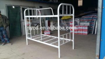 High quality white cheap bunk bed with mesh net