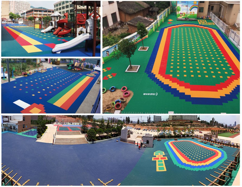 Kids Playground Court Tiles