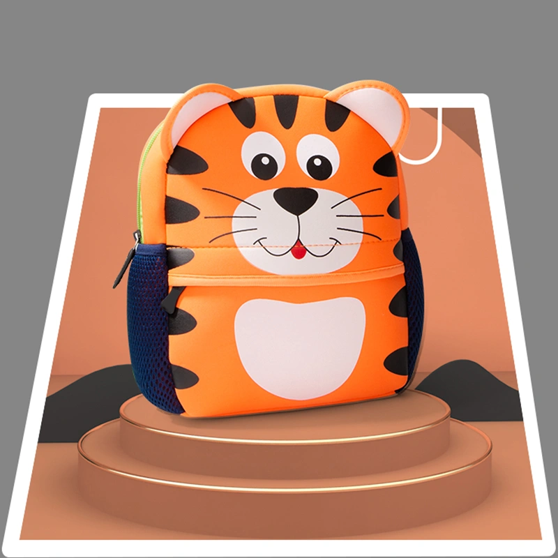 2021 New Style Kindergarten 3D Cartoon School Bags Children Animal Backpack for Kids