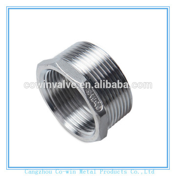 Canghzou 304/316 Hex Bushing Stainless Steel Threaded Hex Bushing