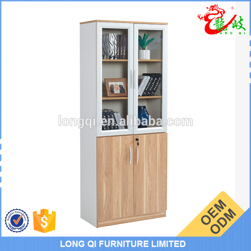 Factory direct selling long life span office furniture simple cheap file cabinet with glass door M1682B