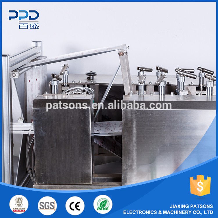 High Precision 2.6KW Custom Automatic Alcohol Swab Packing Machine