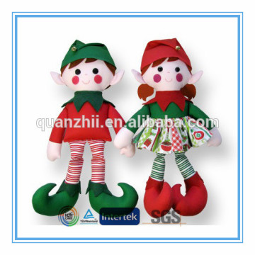 Stuffed soft Christmas elf toy