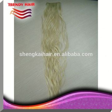 South Indian Temple Machine Weft Human Hair Extens from Factory