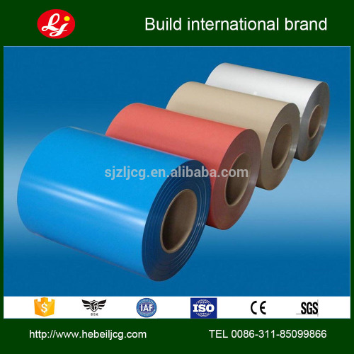 prepainted galvanized steel coil ,widely used in manufacture corrugated steel sheet