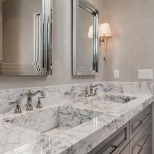 White Cultured Marble Vanity Tops For Bathroom Countertops