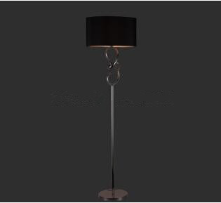 2017 modern black wrought iron floor lamp