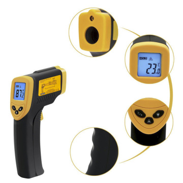 -50-380 c Выбор лазерной цели Цифровой инфракрасный термометр для теста 12: 1 Промышленный инфракрасный термометр