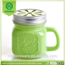 8oz Ceramic Painting Jam Jar,250ml Jelly Jar