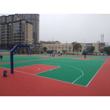 Modular FIBA ​​3x3 Persetujuan 3 pada 3 Basketball Floor SES