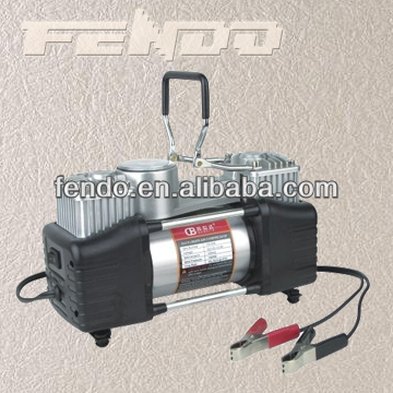 double cylinder metal car air compressor