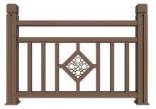 New generation outdoor pvc deck railing